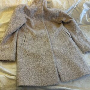 Asos faux lamb’s wool coat Size 2